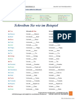 A1 - Akkusativ - Übung