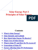 Solar Energy - Introduction To Solar Energy - Week 5