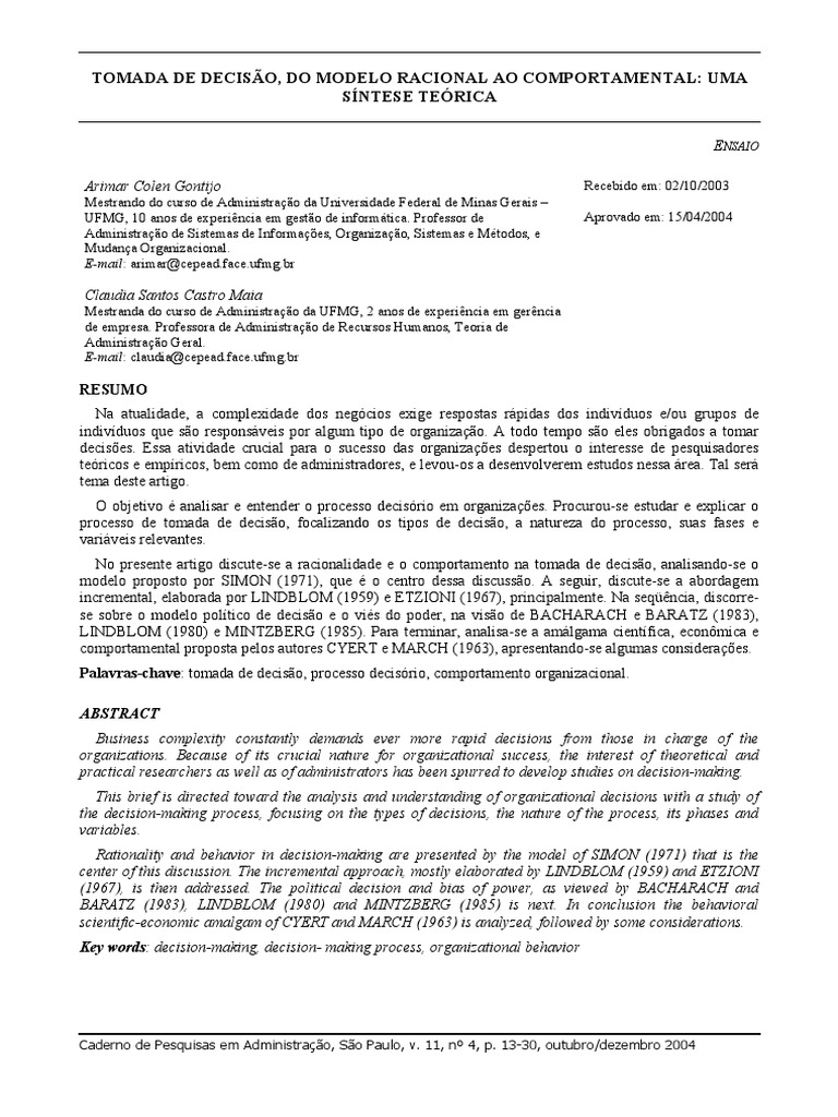 2-2004-gontijo-maia-bdt-sintese-teorica-pdf-tomada-de-decis-es