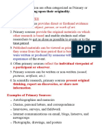 Iii Primary and Secondary Sources-1