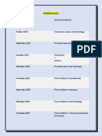 Exam Schedule PDF