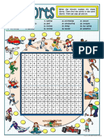 Sports Wordsearch PDF