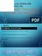 Penjualan Berbasis Online PT PRIMA NUSANTARA