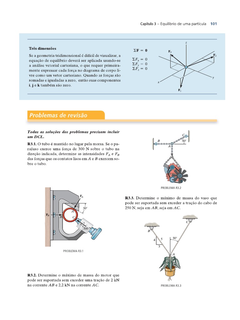Lista 2 (Estática Do Hibbeler - 14 Edição) | PDF