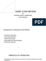 Ultrasonic Flow Meter Principles