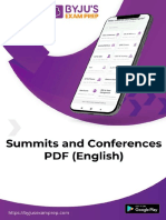 Important Summits and Conferences English 701669349954300 PDF