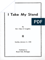 1940 - I Take My Stand - Charles E. Coughlin PDF
