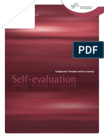 Self Evaluation Background Principles Key Learning