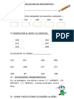 Pruevba de Evalucion de Matrametica