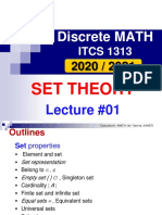 Discrete Math Lecture #01 (2020) PDF