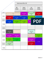 Emploi Du Temps Du 06 - 03 Au 13 - 03 PDF