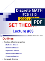 Discrete Math: Relations and Properties