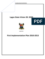 Lagos State Vision 20: 2020 First Implementation Plan 2010-2013 Summary