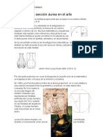 La Sección Áurea en El Arte