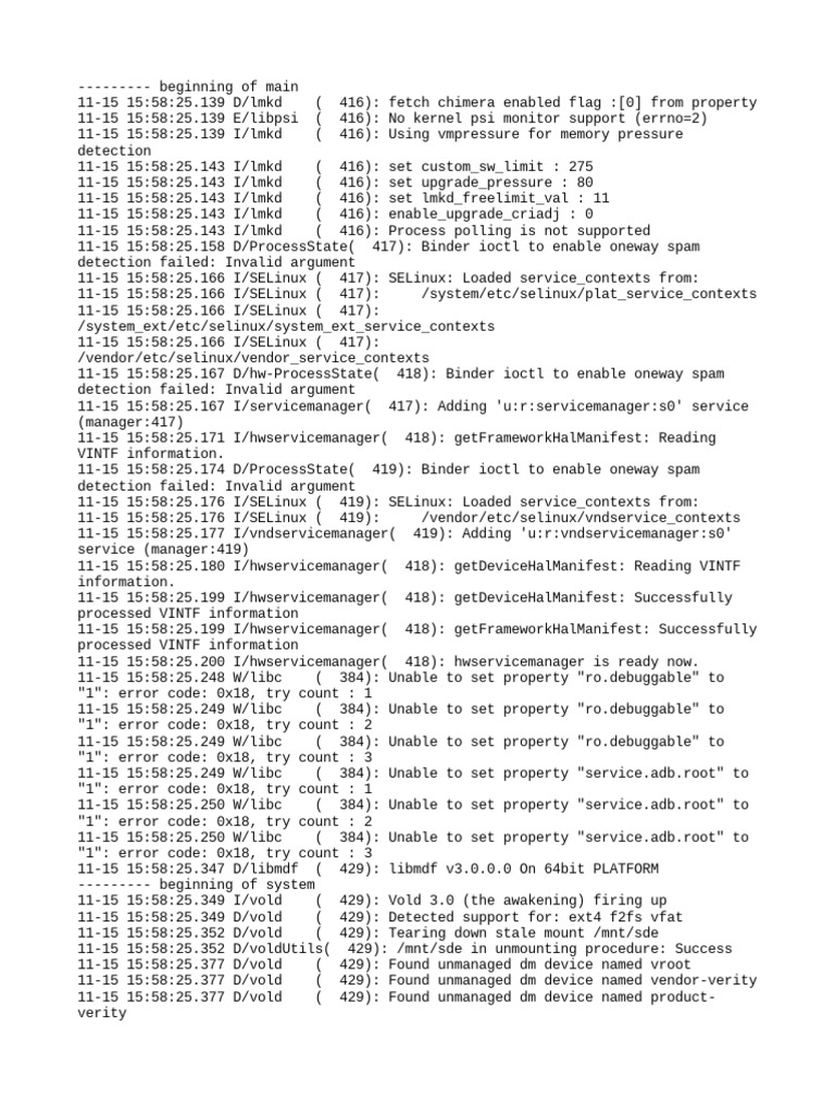 Logcat Home Fota Update Log | PDF | Utility Software | Information ...