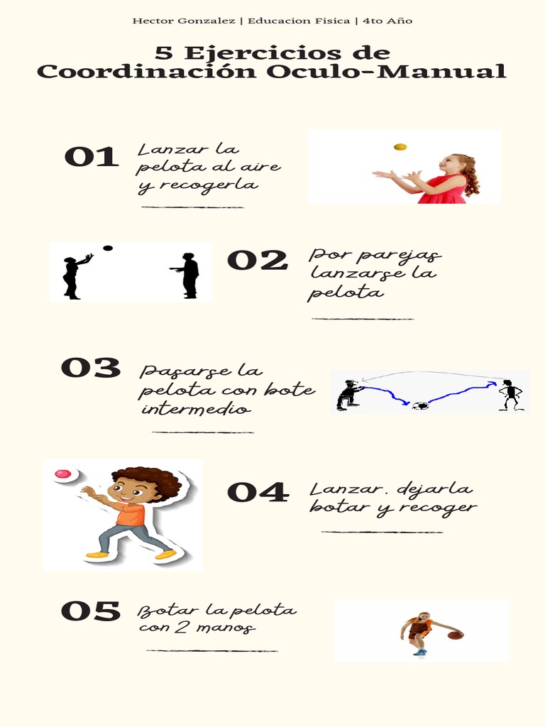 5 Ejercicios de Coordinación Óculo-Manual | PDF