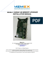 M100721E Memex Yasnac I80 Memory Upgrade