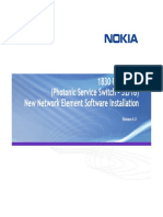 1830PSS-32 R6.0 New NE Software Installation