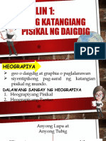 Katangiang Pisikal NG Daigdig