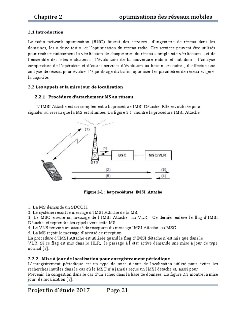 Optimisation des Réseaux Mobiles | PDF | Réseau cellulaire | GSM