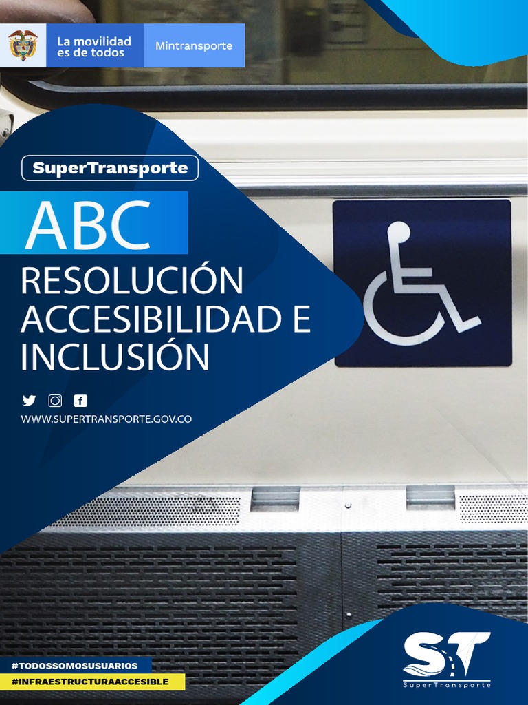 ABC_Resolucion_Accesibilidad-e-Inclusion | PDF | Transporte ...