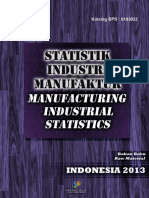 Statistik Industri Manufaktur - Bahan Baku 2013 PDF