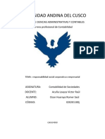 Trabajo de Responsabilidad Social Corporativa o Empresarial ROMER SAUL OCON HUARAYA PDF