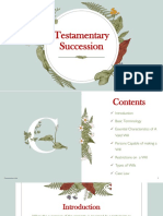 Testamentary Succesion PDF
