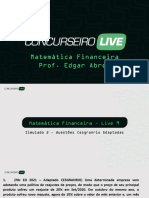 Slides - Matemática Financeira - Edgar Abreu - Live 9 - Simulado 2