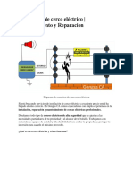 Instalación de Cerco Eléctrico PDF