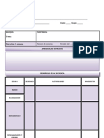 Formato de La Planeacion Didactica para Secundaria 2011-2012