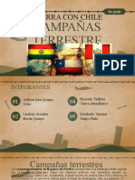 Campañas Terrestres Guerra Del Pacifico