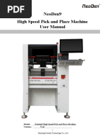 User Manual NeoDen9 PNP Machine