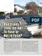 Questions From The AHJ To Fuse or Not To Fuse?