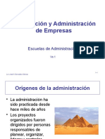 ORG y ADM EMP - Escuelas de Administración Vs 1