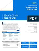Facultad Educacion Uc Malla Magister Educacion Superior