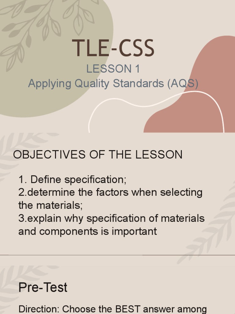 TLE CSS Specification of Materials PDF Strength Of Materials Hardness