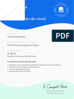 Certificado A1 portugués Busuu