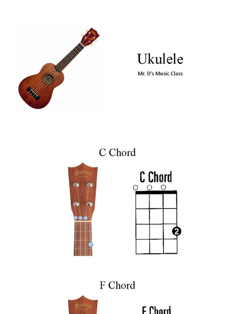 Ukulele Lesson 4 PDF