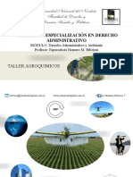 Taller Agroquímicos - Módulo Derecho Administrativo y Ambiente - BIBILONI Homero - EDA-UNNE