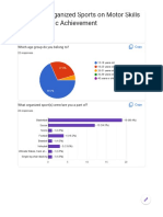 Effects of Organized Sports On Motor Skills and Academic Achievement