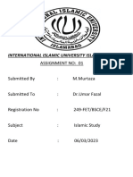 Islamic Study Assignment 1OIP