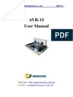 AVR-15 Manual E