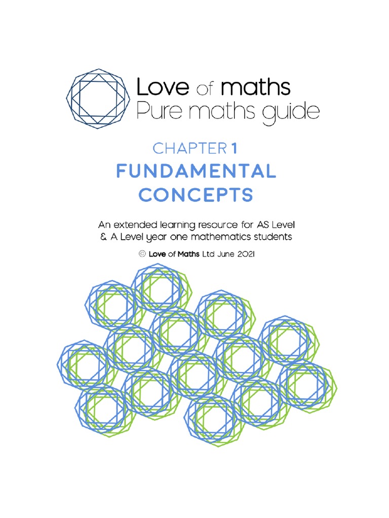 Fundamental Concepts Chapter - Pure Maths Guide From Love of Maths ...