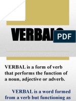 9 - Verbals