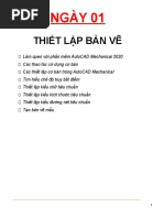 Lý thuyết và thực hành trong AutoCAD