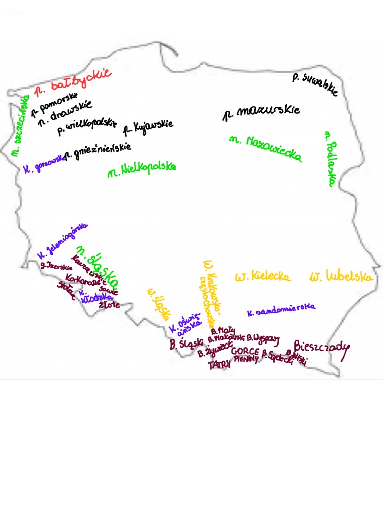Mapa Polski | PDF