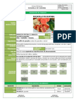 Bocadillo de guayaba: ficha técnica