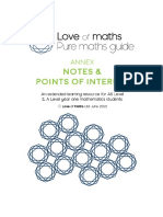 Notes & Points of Interest Annex - Pure Maths Guide From Love of Maths