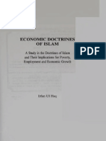 ECONOMIC DOCTRINES of ISLAM, A Study in The Doctrines of Islam and Their Implications For Poverty, Employment and Economic Growth
